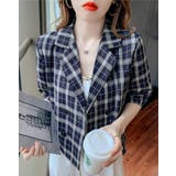 マドラスチェック柄シャツジャケット 2サイズ トップス | kirakiraShop | 詳細画像9