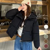 ショート丈フェイクダウンフーディージャケット 2サイズ アウター | kirakiraShop | 詳細画像1