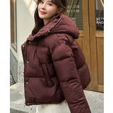 ショート丈フェイクダウンフーディージャケット 2サイズ アウター | kirakiraShop | 詳細画像13