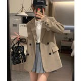 ベージュ | ビッグシルエットテーラードジャケット 2サイズ アウター | kirakiraShop