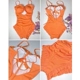 フリルリブワンピース 3サイズ 水着体型カバー | kirakiraShop | 詳細画像22