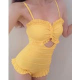 フリルリブワンピース 3サイズ 水着体型カバー | kirakiraShop | 詳細画像16