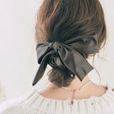 カーキブラウン | エコレザー2wayリボンシュシュ 小物 ヘアアクセサリー | kirakiraShop 