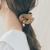 キャメル | エコレザーシュシュ 小物 ヘアアクセサリー | kirakiraShop 