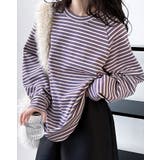ラグランスリーブボーダープルオーバー 2サイズ トップス | kirakiraShop  | 詳細画像17 