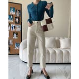 襟付きリブニットトップスカーディガン カーディガン 羽織り | kirakiraShop | 詳細画像12