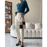 襟付きリブニットトップスカーディガン カーディガン 羽織り | kirakiraShop | 詳細画像13