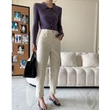 襟付きリブニットトップスカーディガン カーディガン 羽織り | kirakiraShop | 詳細画像26