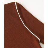 クルーネックバイカラーニット トップス ニット | kirakiraShop  | 詳細画像34