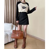 ラグランスリーブプリントプルオーバー トップス カットソー | kirakiraShop | 詳細画像7