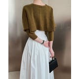 【SHOPLIST限定】クルーネックショートニットボレロカーディガン トップス … | kirakiraShop  | 詳細画像20 