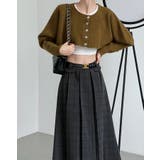 【SHOPLIST限定】クルーネックショートニットボレロカーディガン トップス … | kirakiraShop  | 詳細画像22 