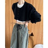 【SHOPLIST限定】クルーネックショートニットボレロカーディガン トップス … | kirakiraShop  | 詳細画像5 