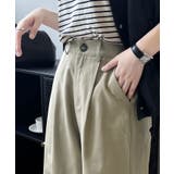 ハイウエストダブル仕立てスラックス 2サイズ ボトムス | kirakiraShop | 詳細画像6