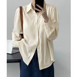 【SHOPLIST限定】襟付きサテンシンプルブラウス 2色 2サイズ | kirakiraShop  | 詳細画像13 