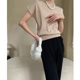 ボートネック半袖ニットソー トップス サマーニット | kirakiraShop | 詳細画像23