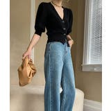 【SHOPLIST限定】ボリュームスリーブVネックカーディガン トップス カーデ… | kirakiraShop  | 詳細画像7 