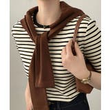 【SHOPLIST限定】クルーネックシンプルボーダーTシャツ 2サイズ トップス | kirakiraShop  | 詳細画像14 