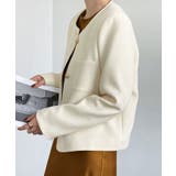 【SHOPLIST限定】ノーカラー金釦ジャケット アウター ノーカラージャケット | kirakiraShop  | 詳細画像13 