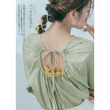 バックドロストコットンロンT トップス カットソー | kirakiraShop  | 詳細画像20 