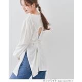 バックドロストチュニックロンT トップス カットソー | kirakiraShop | 詳細画像4
