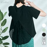 バックレースドッキングTシャツ 2サイズ トップス | kirakiraShop  | 詳細画像1 