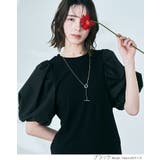 異素材コンビボリューム袖プルオーバー 2サイズ リブトップス | kirakiraShop | 詳細画像3