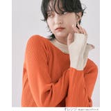 指穴配色リブニット トップス リブニット | kirakiraShop | 詳細画像22
