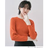 指穴配色リブニット トップス リブニット | kirakiraShop | 詳細画像23