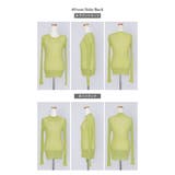 ランダムリブシアーニット 2タイプ トップス | kirakiraShop  | 詳細画像42 