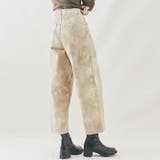 グレージュ | タイダイワイドテーパードデニム 2サイズ ボトムス | kirakiraShop