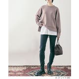Tシャツレイヤード風付け裾 スリットデザイン付け裾 カットソー | kirakiraShop | 詳細画像6