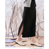 サイドスリットロングナロースカート2サイズ ロングスカート タイトスカート | kirakiraShop  | 詳細画像3 