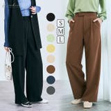 ストレートワイドスラックスパンツ 3サイズ ボトムス | kirakiraShop | 詳細画像1