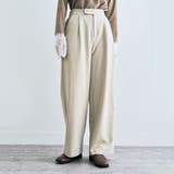 ライトベージュ | ストレートワイドスラックスパンツ 3サイズ ボトムス | kirakiraShop