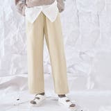 ベージュ | 裏起毛スウェットカーブパンツ 2サイズ ボトムス | kirakiraShop 