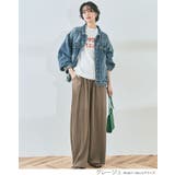 ポケット付きアコーディオンプリーツルーズワイドパンツ ボトムス ワイドパンツ | kirakiraShop | 詳細画像10