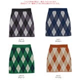 アーガイルニットミニスカート ボトムス ミニスカート | kirakiraShop | 詳細画像2