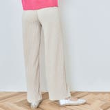 サンドベージュ | 腹巻き一体型アコーディオンプリーツパンツ 2サイズ ボトムス | kirakiraShop