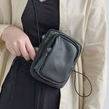 ブラック | 【SHOPLIST限定】2Wayフェイクレザーミニショルダーバッグ ユニセックス… | kirakiraShop 