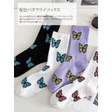 配色バタフライソックス 小物 靴下 | kirakiraShop | 詳細画像11