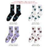 配色バタフライソックス 小物 靴下 | kirakiraShop | 詳細画像2