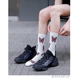 配色バタフライソックス 小物 靴下 | kirakiraShop | 詳細画像7