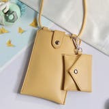 イエロー | スリムマルチポシェット 小物 鞄 | kirakiraShop