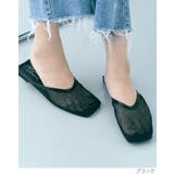 スクエアメッシュフラットミュール 5サイズ 靴 | kirakiraShop  | 詳細画像3 