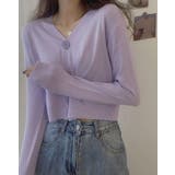 ショート丈ニットカーディガン トップス ニットカーディガン | kirakiraShop  | 詳細画像18 
