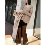スリットデザインニットパンツ ボトムス ワイドパンツ | kirakiraShop  | 詳細画像7 