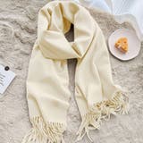 オフホワイト | ソフトニット大判ストール ユニセックス 男女兼用 | kirakiraShop 