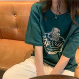グリーン | ヴィンテージロゴプリントTシャツ 3サイズ ユニセックス | kirakiraShop 
