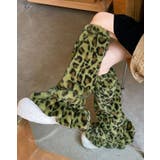 レオパード柄ファーレッグウォーマー レッグウォーマー 靴下 | kirakiraShop  | 詳細画像2 